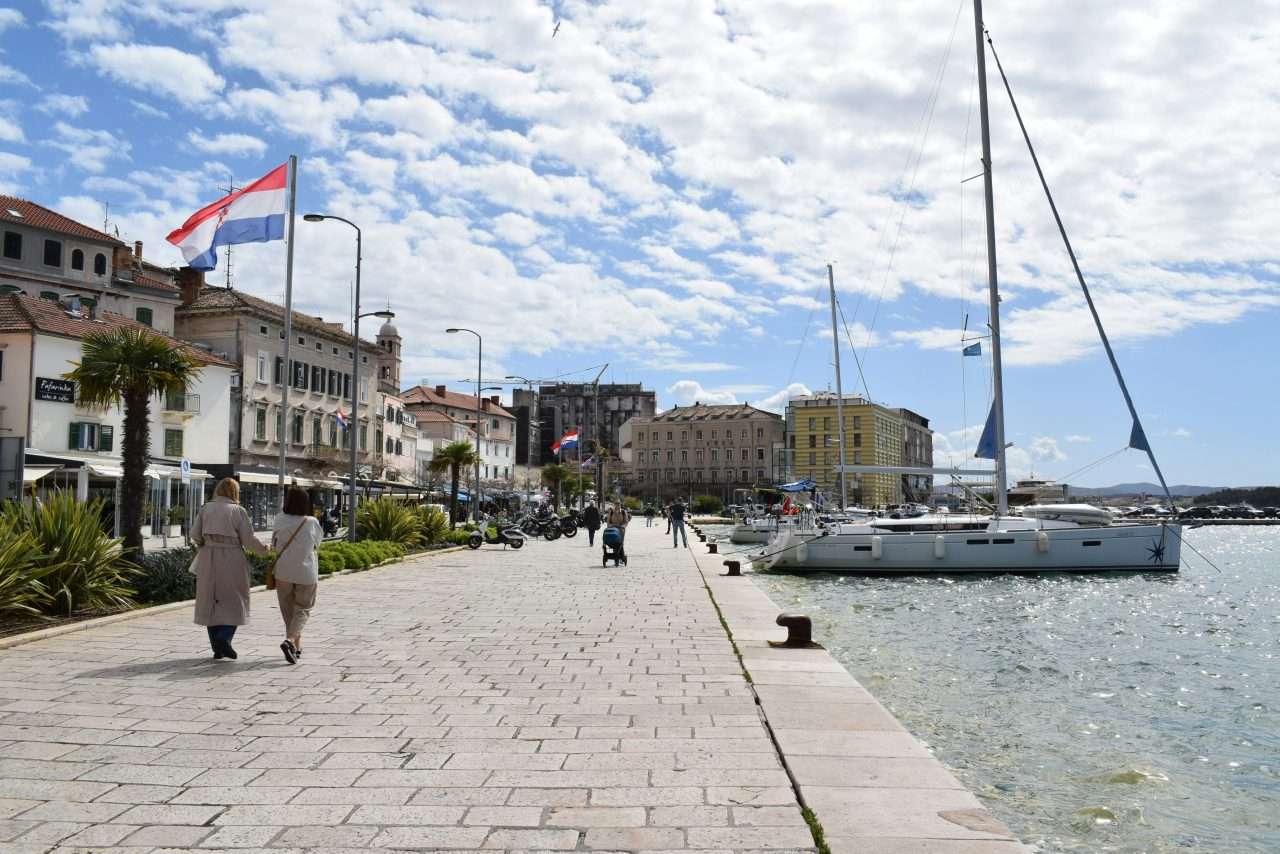 boat, sea, walkway, croatia, summer